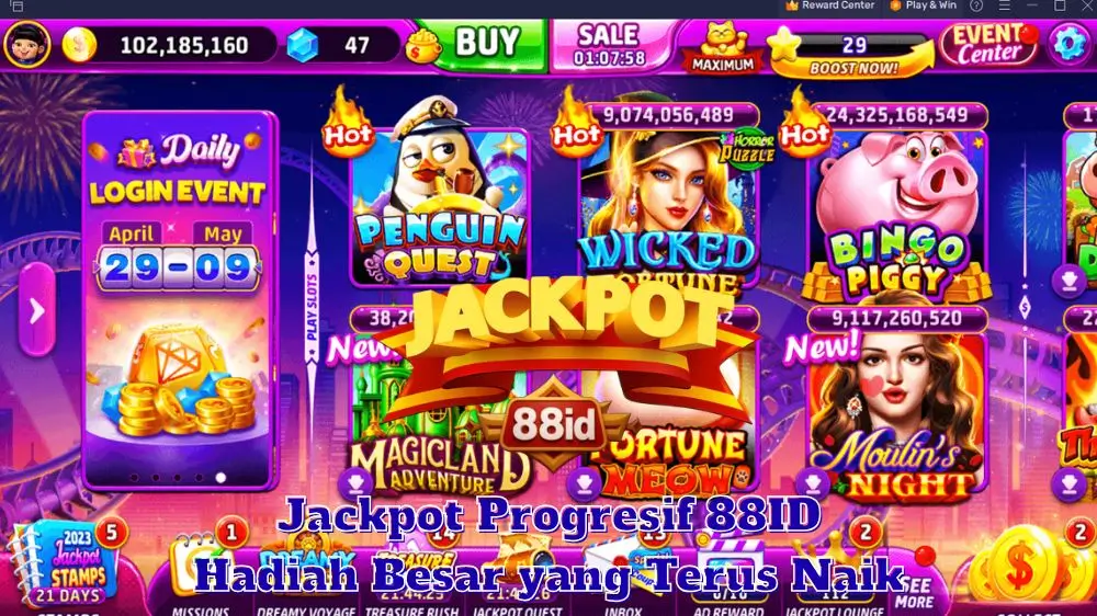 Jackpot Progresif 88ID - Hadiah Besar yang Terus Naik